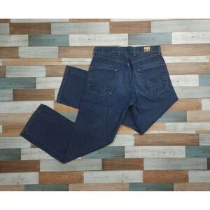 Levis Heritage Jeans Mens 33x32 Dark Wash Straight Leg Button Fly Made in USA
